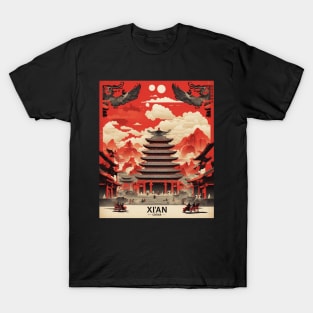 Xian China Vintage Poster Tourism T-Shirt